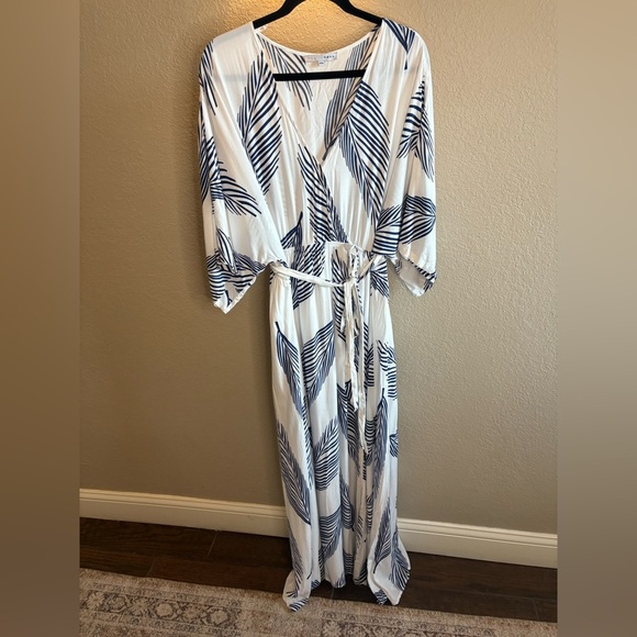Baltic Born Corinth Maxi Dress/ Navy and White/Size XXXL - Picture 3 of 12